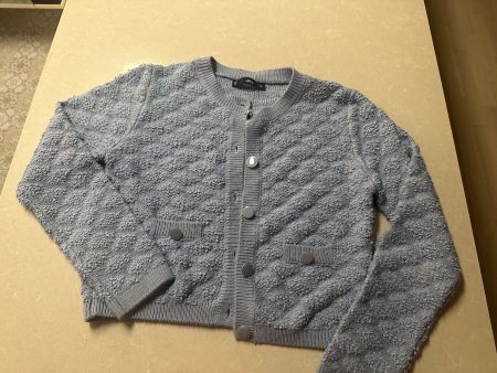 🩵 MNG / Mango Strickjacke | Hellblau | Gr. S