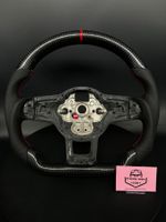 VW MK7 / 7.5 Carbon/Leder Lenkrad (Rot) **AUF LAGER**
