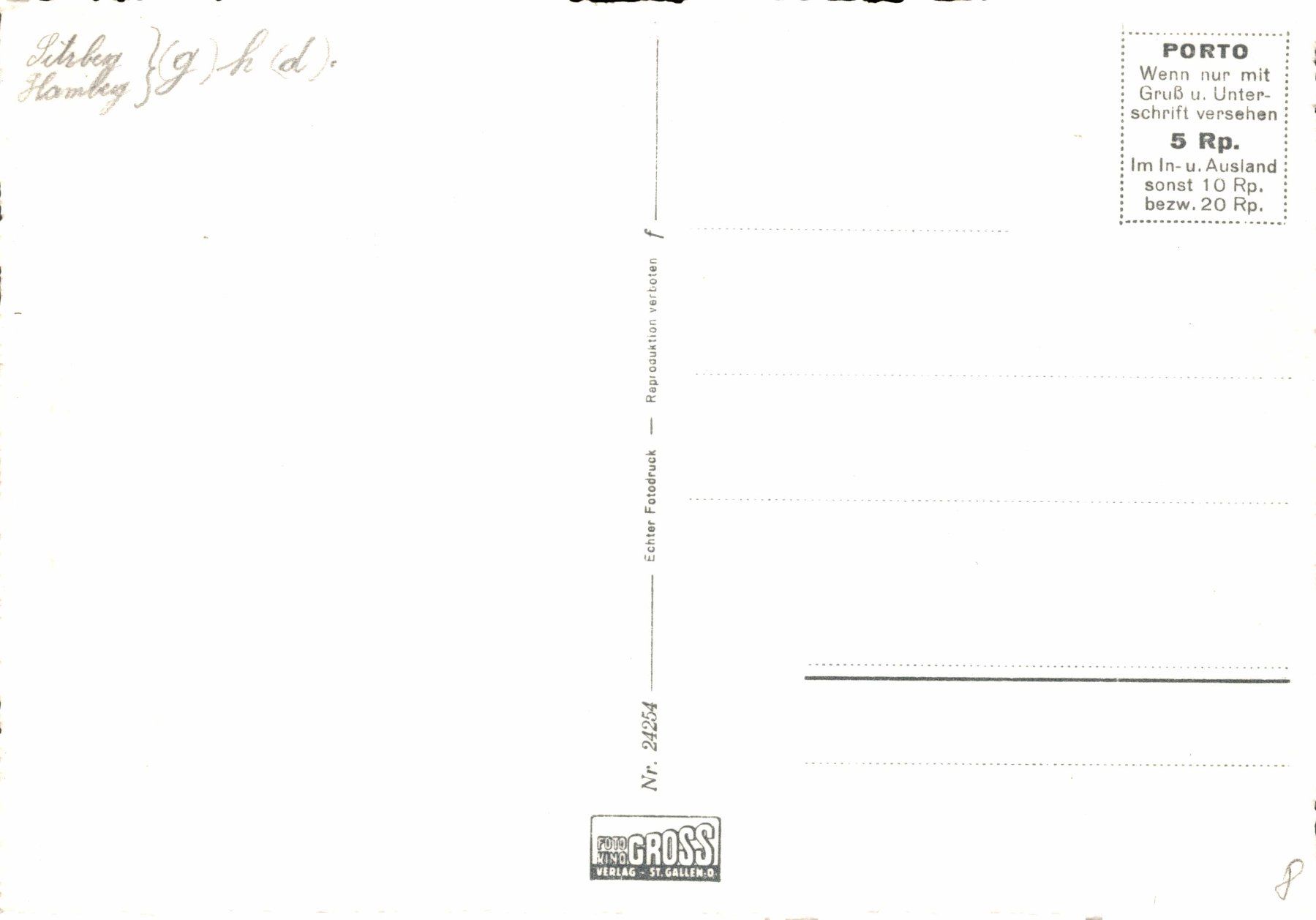 Cartoline postali: Dussnang (Thg.) – Usato da Bronschhofen venduto da Astore 1