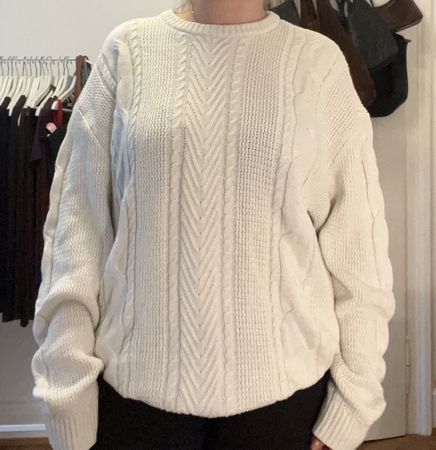 Strickpullover weiss