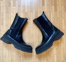 Bottines Chelsea noires en cuir Jonak taille 42