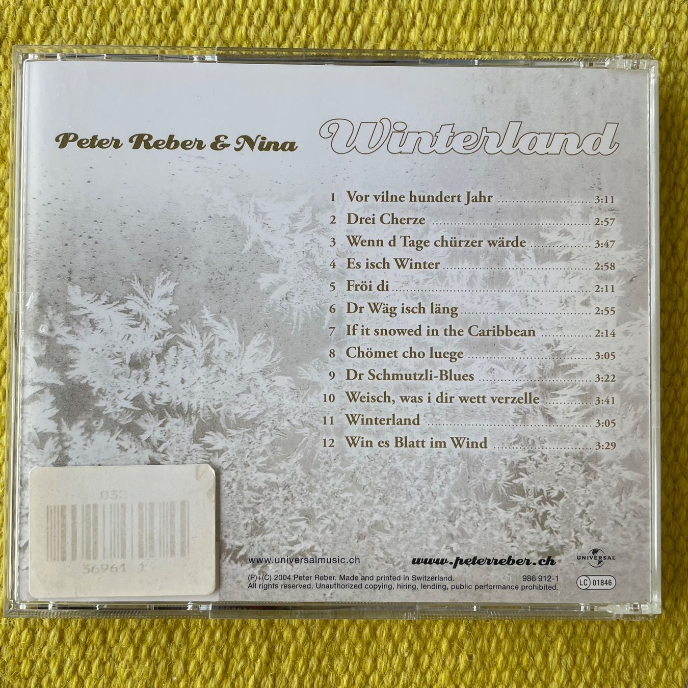 CD: PETER REBER&NINA-WINTERLAND – Usato da Rorschacherberg venduto da CD-Roli 1