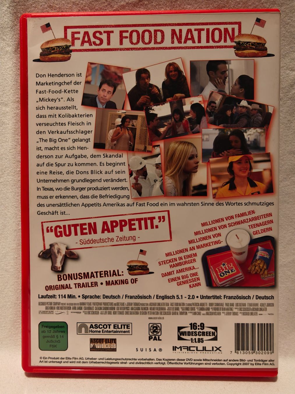 Tutti i DVDs: Fast Food Nation – Usato da Gutenswil venduto da Vulcano21 1