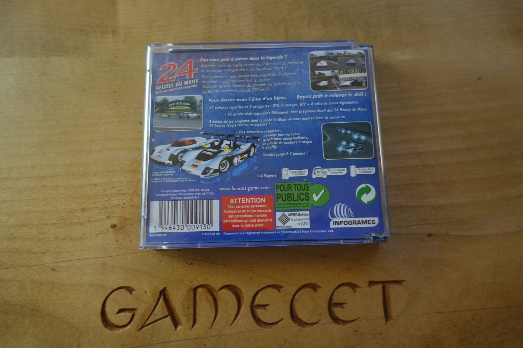 Sega Giochi: 24 Heures du Mans - französisch – Usato da Steinach venduto da Gamecet 2