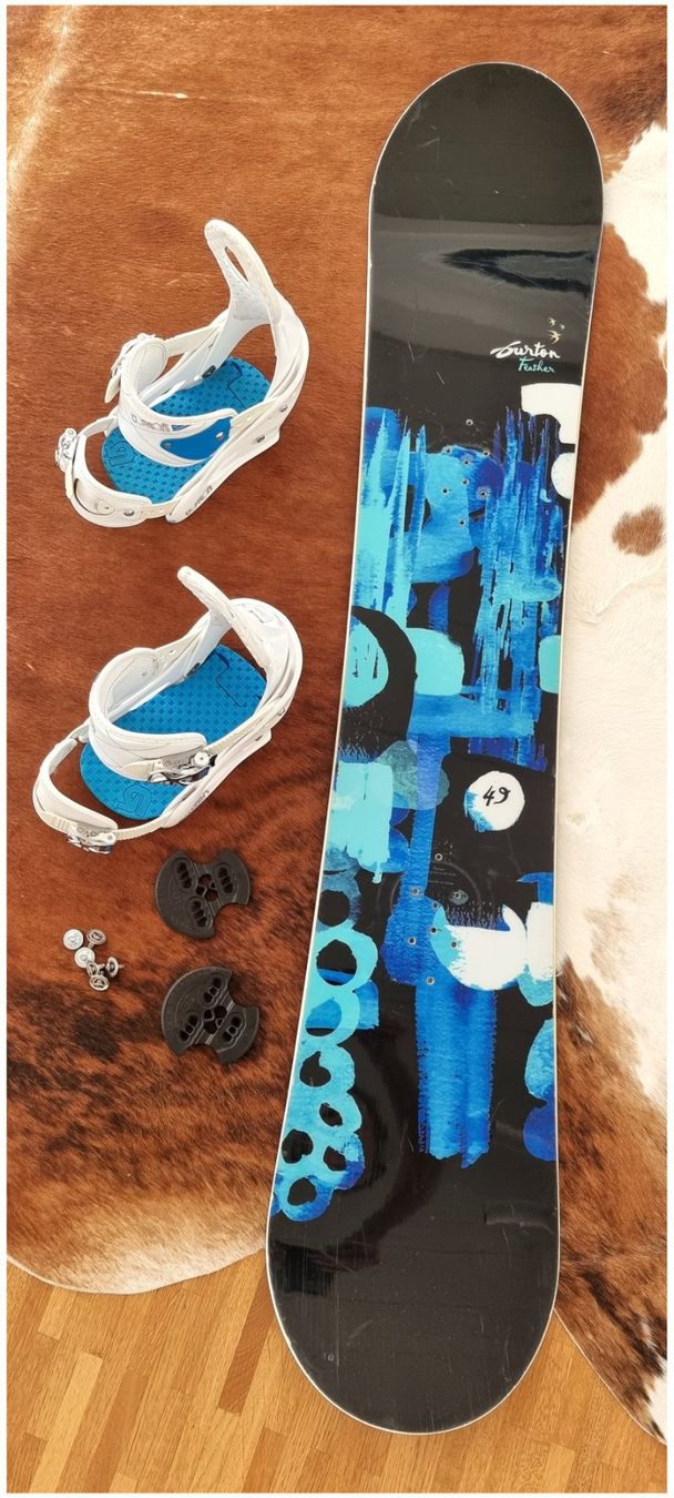 Snowboard Burton Feather 149 cm & Burton Citizen Grösse M (Usato