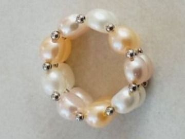 Anelli: Perlen Fingerring Elastisch,  Grösse 54 – Usato da Winistorf venduto da acreativ2 1