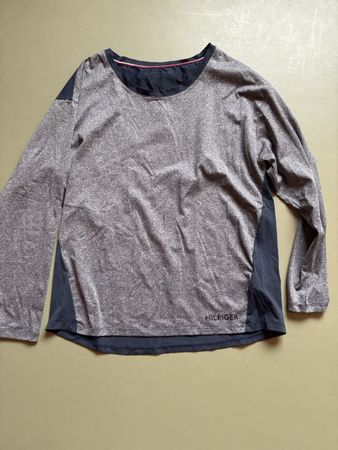 Langarmshirt Tommy Hilfiger dunkelgrau meliert Grösse S