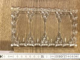 Butterschale, Butterteller aus Glas