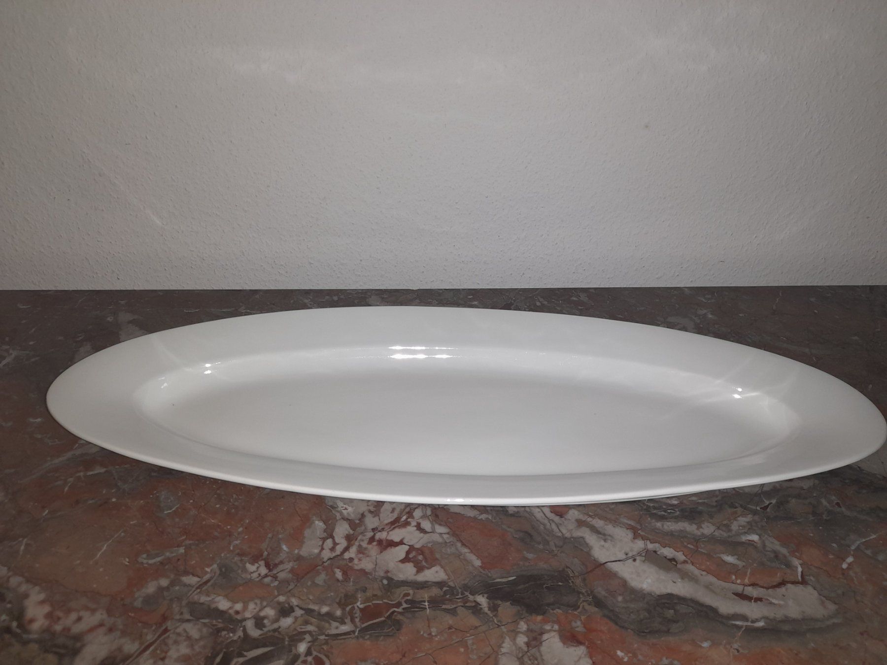 Piatti di portata: ELEGANTE, SCHLICHTE, ANTIKE SERVIERPLATTE (FISCHPLATTE) – Usato da Lenzburg venduto da mayfair02 1