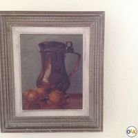 Tableau peinture à l huile"Nature morte"