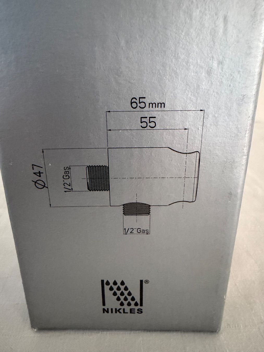 Supporti a parete: Neuer Nikles Wandhalter Techno, intergr. Anschlussbogen 1/2" – Nuovo e nell'imballaggio originale da Winterthur venduto da efant12 2