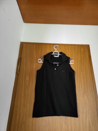 Polo sans manches Sergio Tacchini noir, taille L ☀️