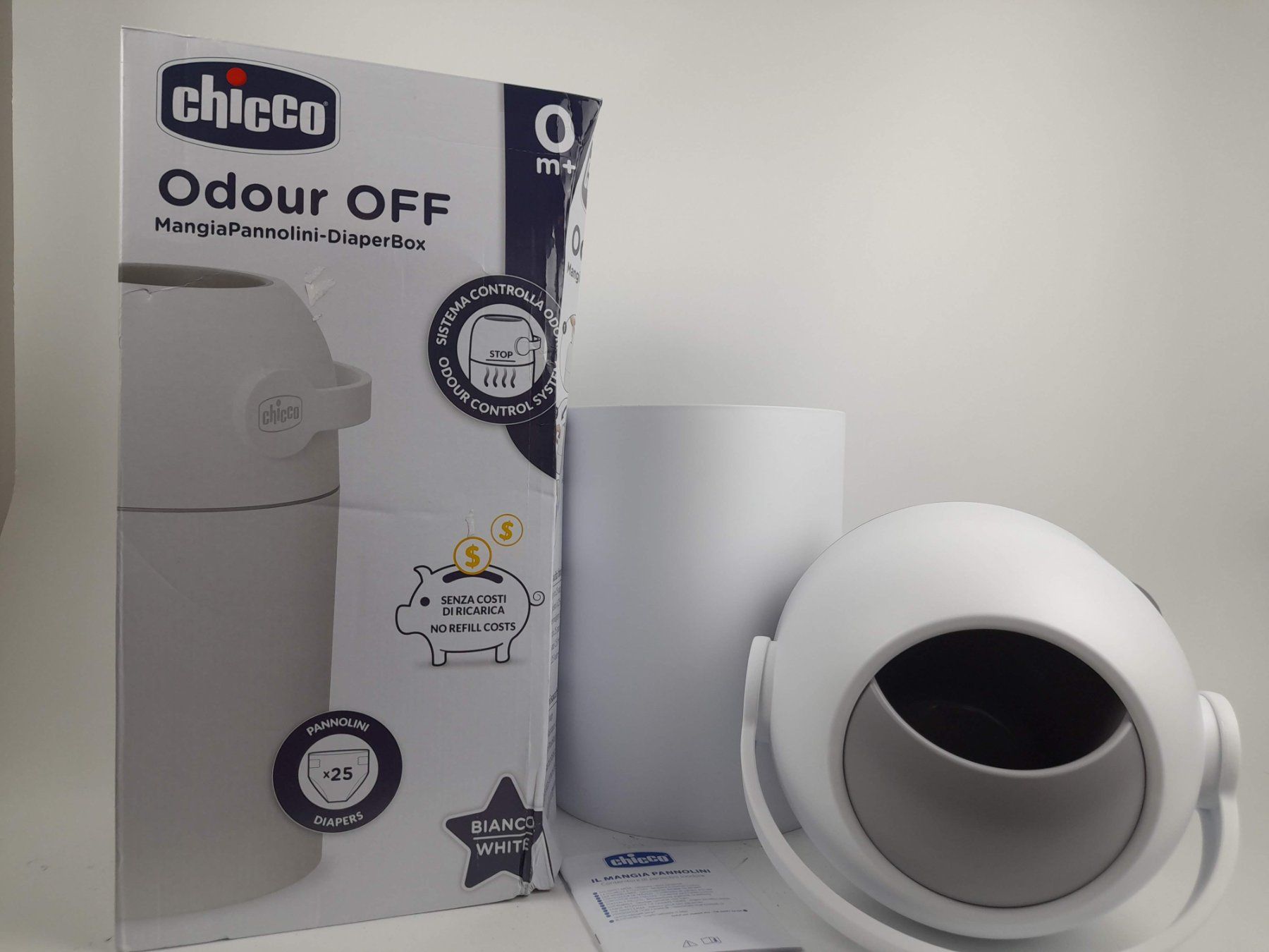 Chicco Cestini per rifiuti: CHICCO Odour OFF-Windeleimer – Nuovo (secondo la descrizione) da Liebefeld venduto da Restwert_Liebefeld 2