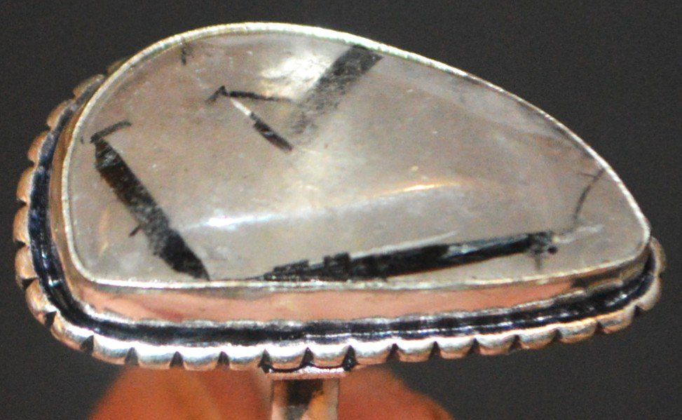 Anelli: Ring L-3512 –Schwarzer Rutil 17cm Innendurchmesser – Nuovo e nell'imballaggio originale da Goldiwil (Thun) venduto da han_v5b7 3