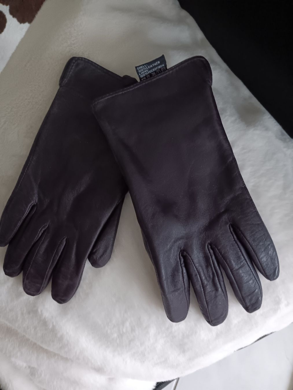 Handschuhe & Handstulpen: Winterhandschuhe aus Leder, dunkelbraun, Grösse M – Gebraucht aus Stansstad von leoni66