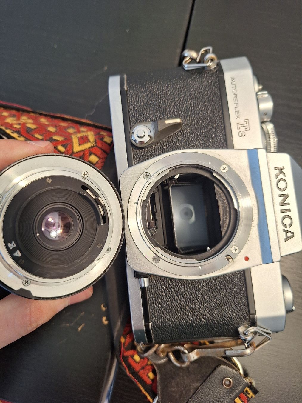 Konica Appareil photo: Konica T3 autoreflex + 28mm hexanon – D'occasion à Pfäffikon SZ par TobyPeterson 2