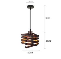 Lampes suspendues aspect rouillé vintage, industriel, loft