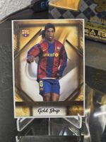 Carte de collection Ronaldinho Gold Drip FC Barcelona