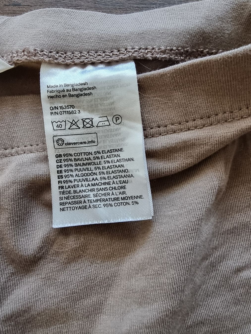 H&M Leggings: Kurze Radlerhose beige  – Usato da Altstätten SG venduto da melii._.98 1