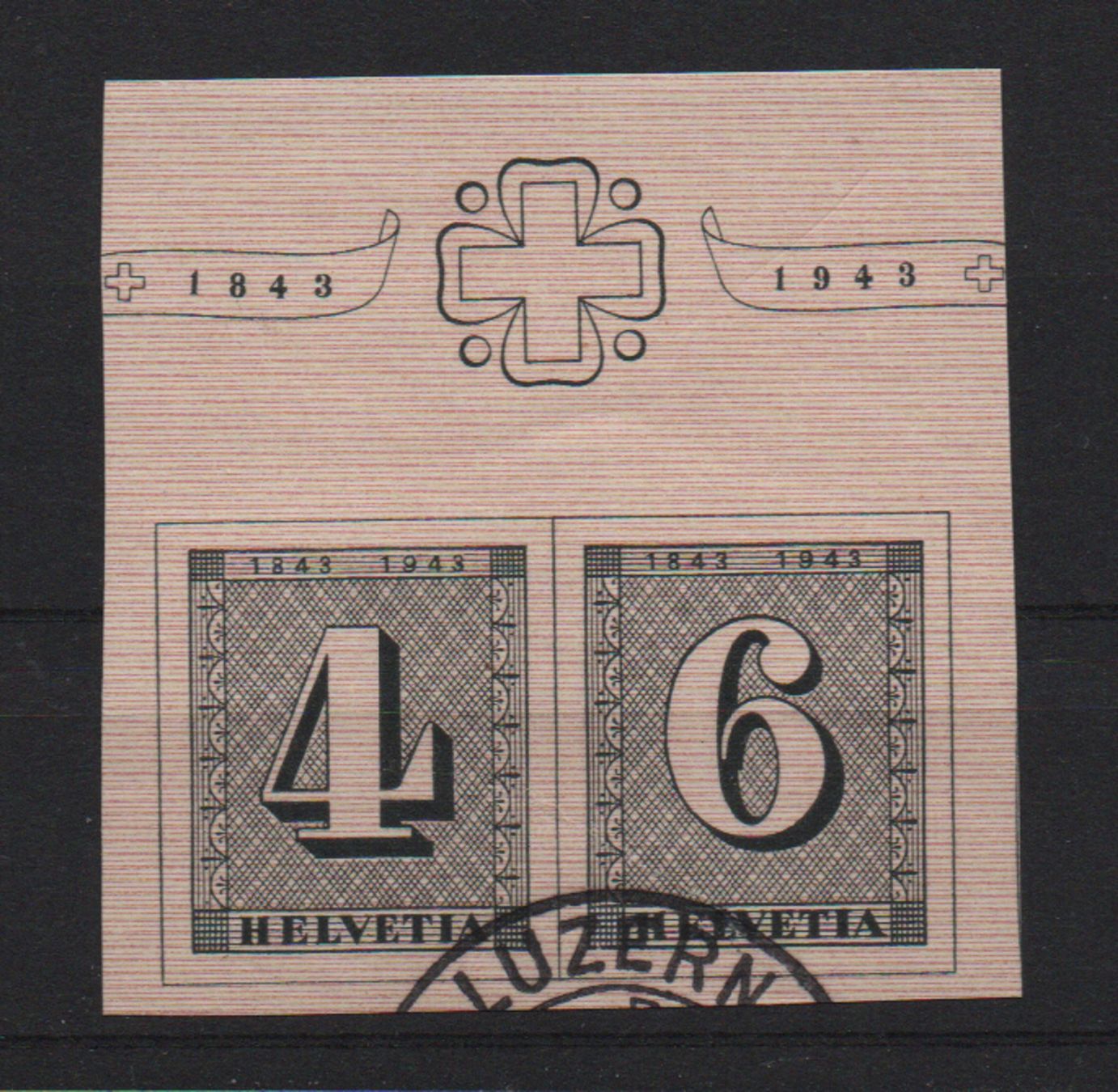 Alle Briefmarken: CH-Blockausschnitte 1943 o / Katalog 80.- – Gebraucht aus Ebikon von bowito