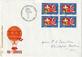 EXPO 1964 Lausanne, Ballonpost