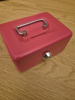 Geldkassette Rieffel pink mit Einsatz neuwertig