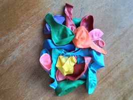 Luftballons, farbig