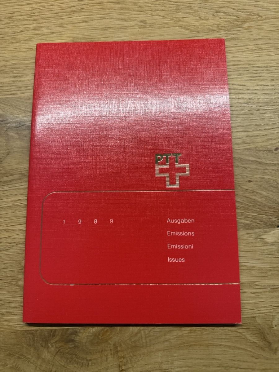 Tutti i francobolli: Briefmarken Schweiz Jahrbuch 1989 – Nuovo (secondo la descrizione) da Steinhausen venduto da Qualifly2022