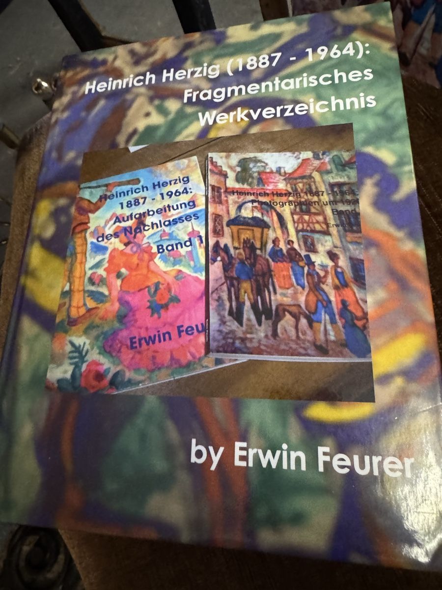 Gemälde: Heinrich Herzig 1887-1964 Maria mit Jesus dunkel Liquidation – Gebraucht aus Frasnacht von Kulturpalast 3