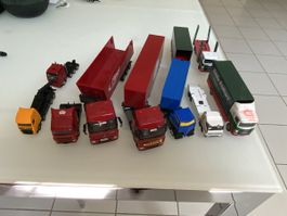 11 Model Trucks and Trailers Set