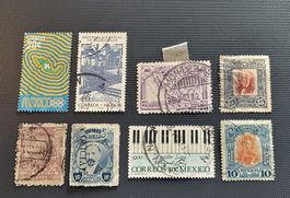 Mexiko alte briefmarken