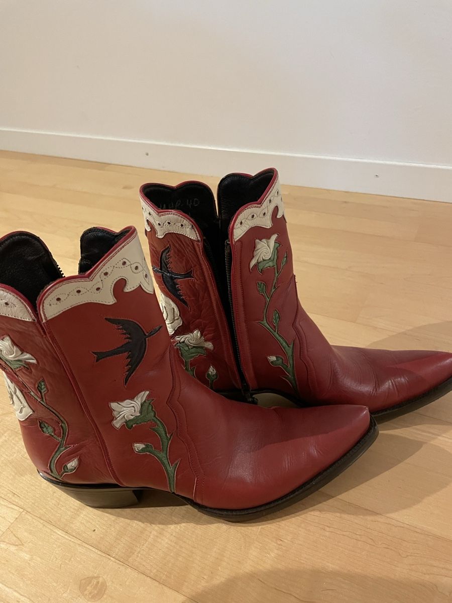 Scarpe per cavalli: Leder Cowboy Boots 38.5 – Nuovo (secondo la descrizione) da Adliswil venduto da alexreducereuse 4