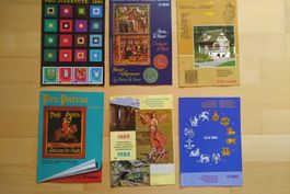 6 Faltblätter zu Sondermarken ect. 1981+1982