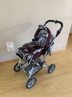 Gebrauchter Puppenwagen Chic 2000 lila mit Tragetasche