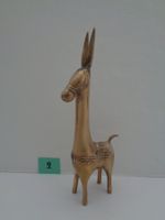Messing Skulptur 1960 Funny Donkey - Esel Maultier