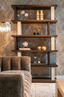 RICHMOND INTERIORS** Display cabinet Waldorf brown