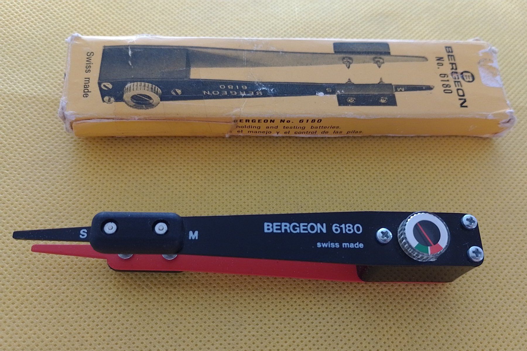 Bergeon Misurare: Bergeon 6180 Batterie-Tester – Difettoso da Basel venduto da Tower65