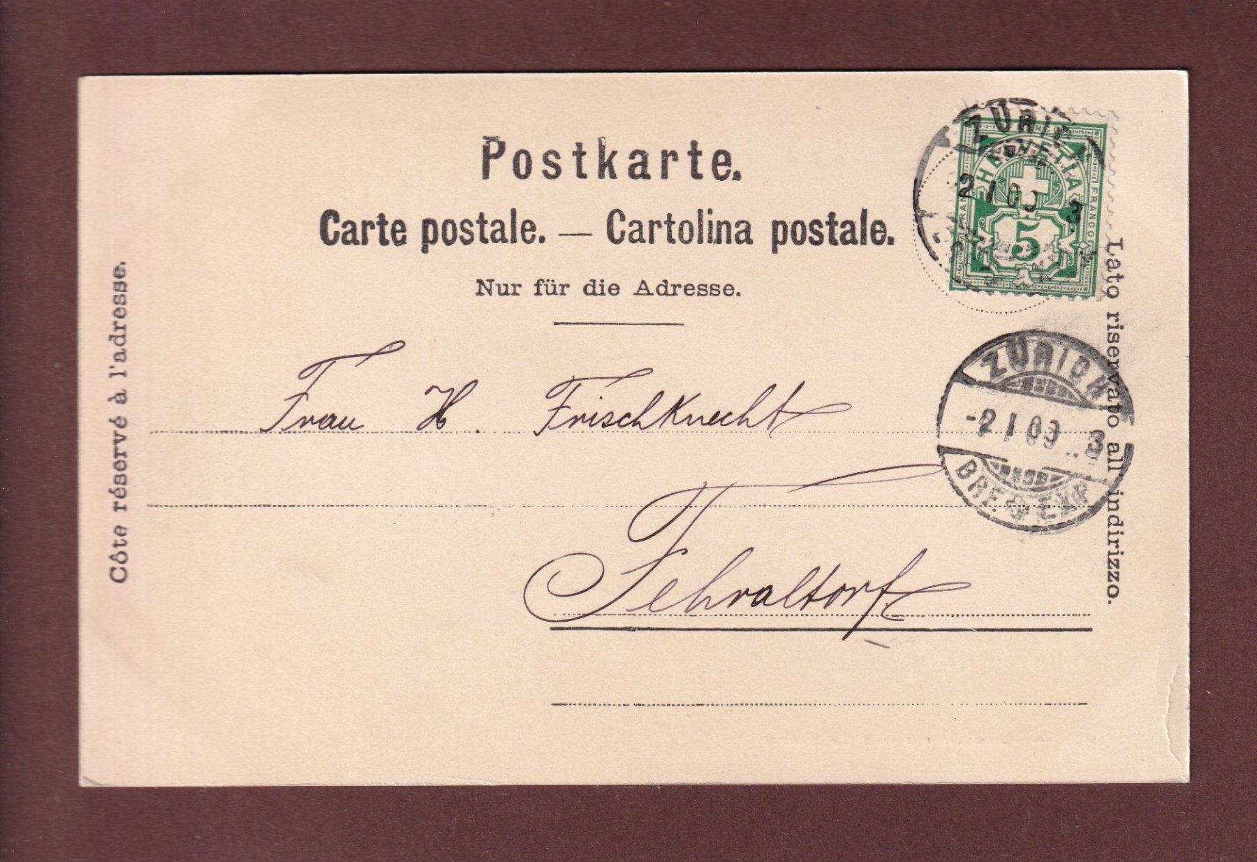 Cartes postales: LAUSANNE - Grand Pont - 1900 – D'occasion à Pully par nicecards 1