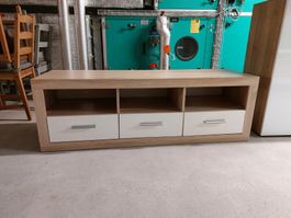 Kommode mit drei Schubladen Holzoptik gebraucht