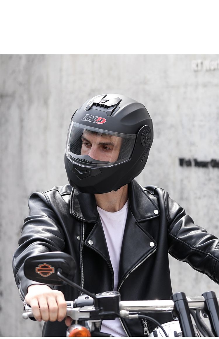 Caschi & visiere: Motorrad Klapphelm BLD Doppelvisier Helm Grau Silber Maximal – Nuovo e nell'imballaggio originale da Suhr venduto da sjay.Cv 6