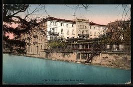 AK Zürich, Hotel Baur au Lac