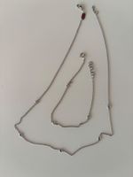 Weissgoldkette mit 5 Brillanten von Kurz und Armband