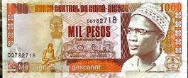 Guinea-Bissau 1000 Pesos 1990