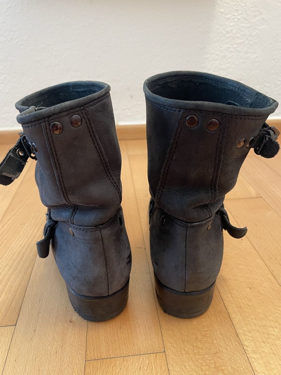 Damenschuhe: Biker Boots in soft leather – Gebraucht aus Castagnola von Car2X2N 3