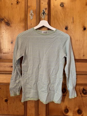 Croché Merino Pullover – 100 % Merino – XS (passt auch S/36)