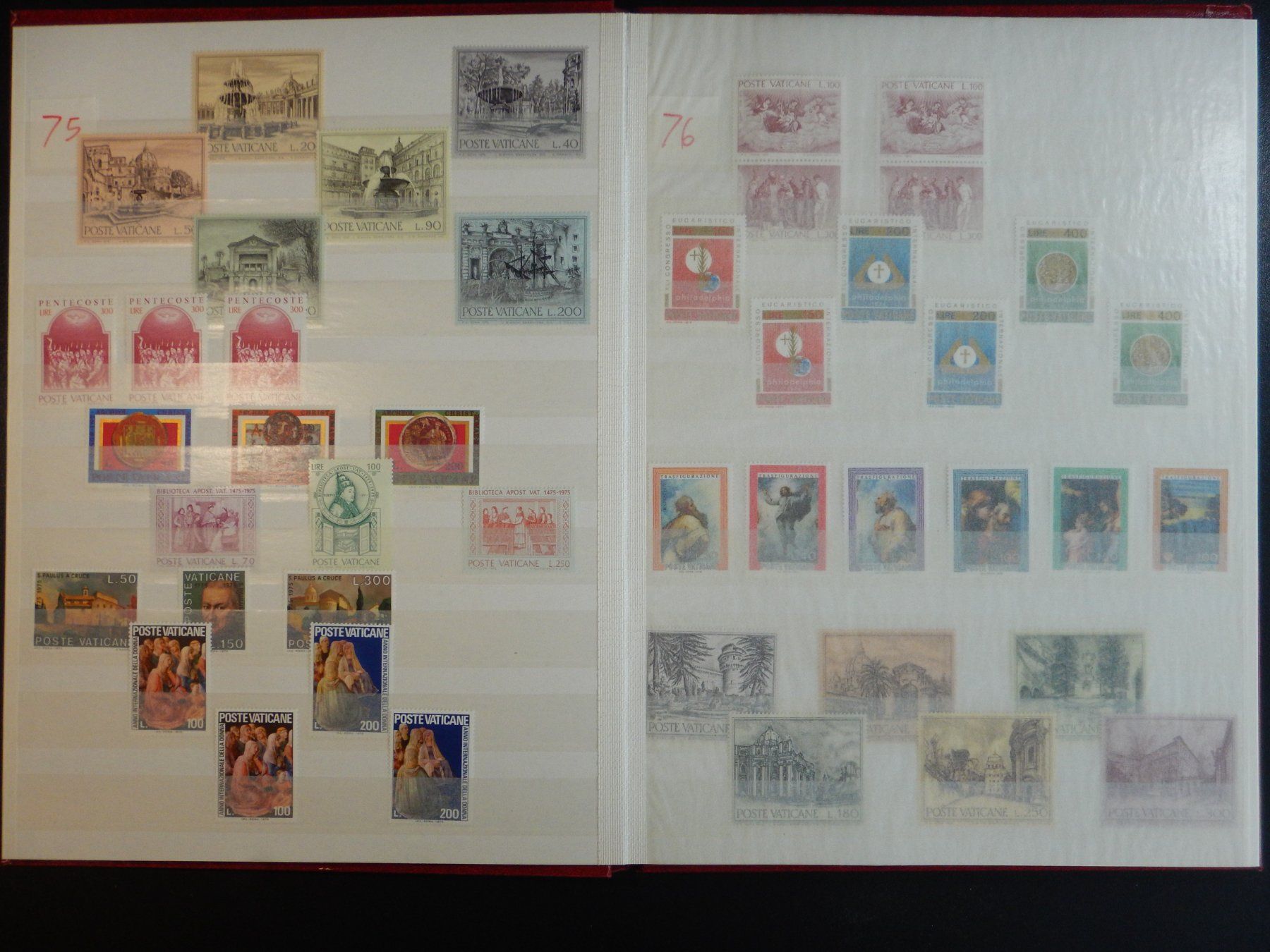 Tutti i francobolli: Vatikan Sammlung 1972-1986 ** – Usato da Zürich venduto da Muehlekauf 2