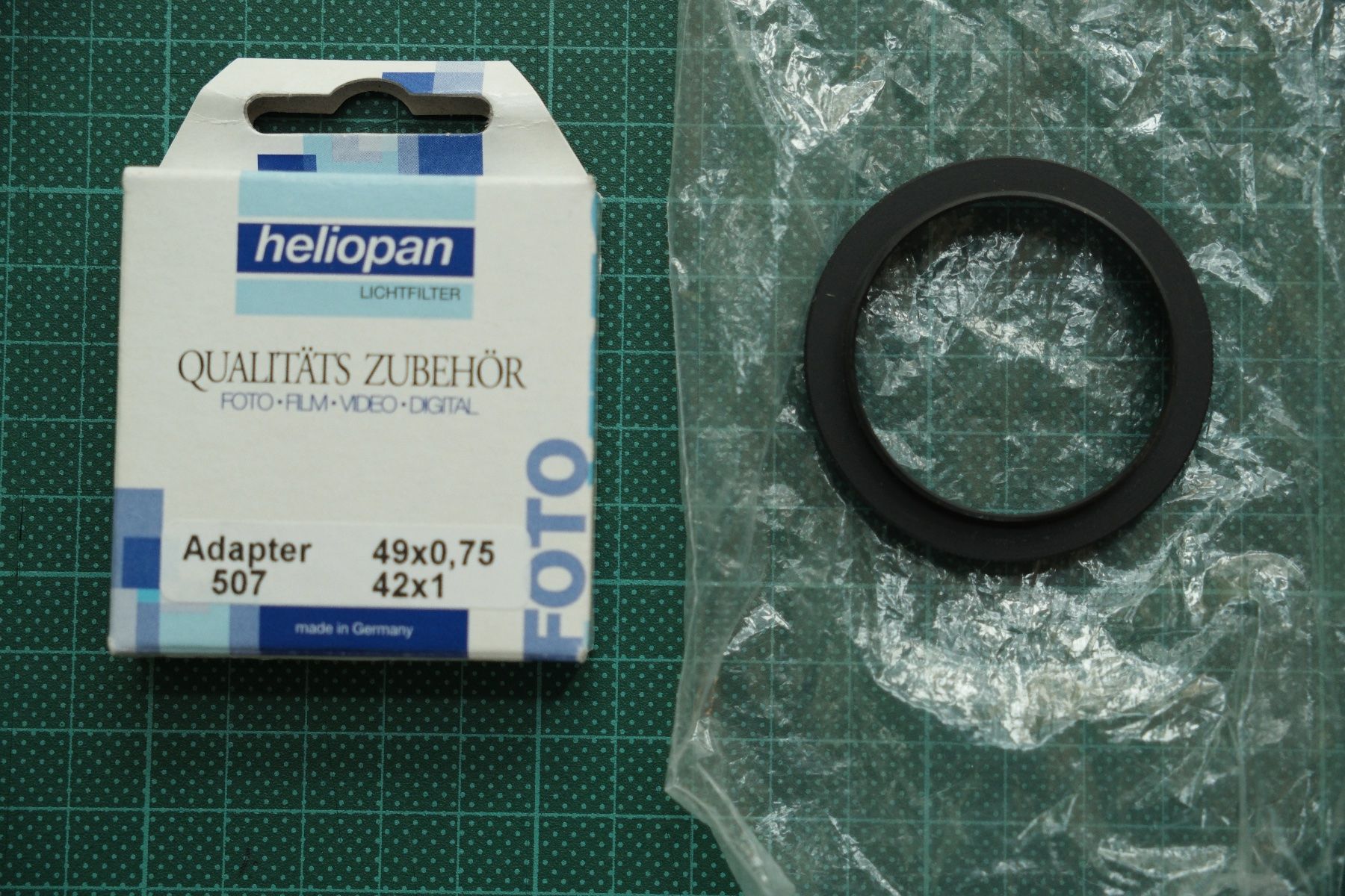 Adattatori foto: heliopan Filter Adapter 42mm auf 49mm – Nuovo (secondo la descrizione) da Bern venduto da Dibe2