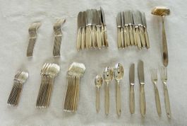 Silberbesteck 90 versilberte Marke Hans komplettes 12 er Set
