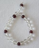 Kinder-Armband - Bergkristall/Amethyst