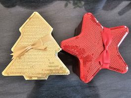 Guetzli/Kecksboxen Stern & Tanne Weihnachten